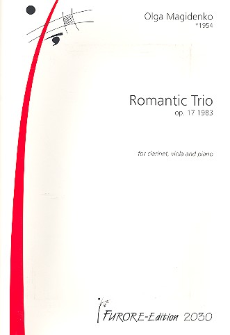 Romantic Trio op.17 für  Klarinette, Viola und Klavier  Partitur