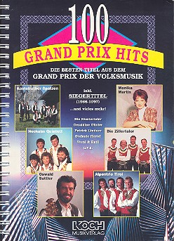 100 Grand Prix-Hits  Melodiestimme, Text und Akkordbezifferung  Liederbuch 