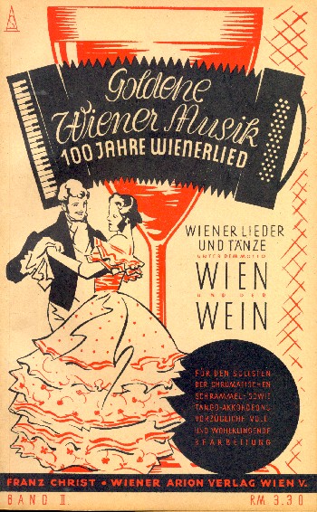 Goldene Wiener Musik Band 2&nbsp;&nbsp;für Akkordeon&nbsp;&nbsp;