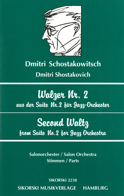 Walzer Nr.2 für Salonorchester&nbsp;&nbsp;Direktion und Stimmen&nbsp;&nbsp;