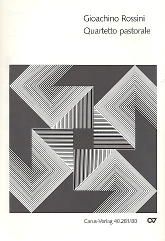 Quartetto pastorale per soprano,&nbsp;&nbsp;contralto, tenore, basso, piano&nbsp;&nbsp;Partitur (it/eng)