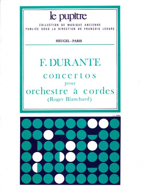 CONCERTOS POUR ORCHESTRE A CORDES&nbsp;&nbsp;PARTITION&nbsp;&nbsp;BLANCHARD, ROGER, ED.