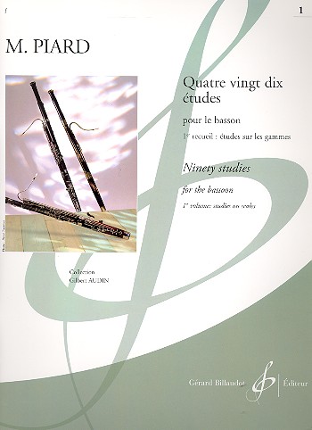 90 Etudes vol.1 (nos.1-30) etudes&nbsp;&nbsp;sur les gammes pour le basson&nbsp;&nbsp;