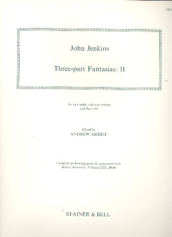3-Part Fantasias vol.2 for  2 treble viols (violins) and bass  viol