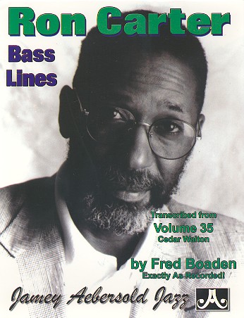 Ron Carter Bass Lines - transcribed from Cedar Walton (vol.35)&nbsp;&nbsp;for double bass&nbsp;&nbsp;
