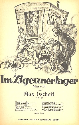 Im Zigeunerlager op.40&nbsp;&nbsp;Marsch für Akkordeon&nbsp;&nbsp;