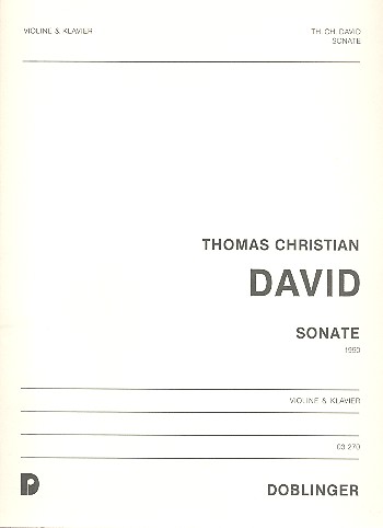 Sonate  für Violine und Klavier  