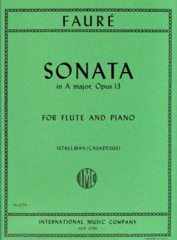 Sonata A major op.13&nbsp;&nbsp;for flute and piano&nbsp;&nbsp;