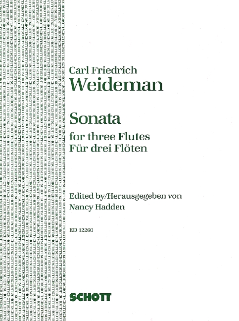 Sonata  for 3 flutes  Stimmen