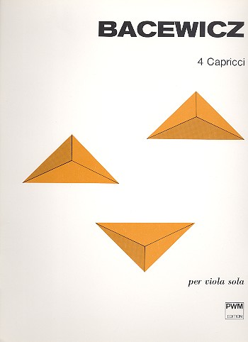 4 capricci  per viola solo  