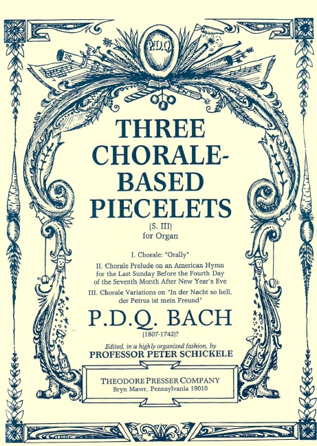 3 chorale-based piecelets  for organ  
