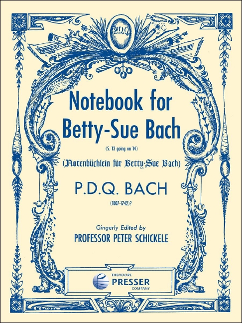 Notebook for Betty-Sue Bach  for piano 2 hands  