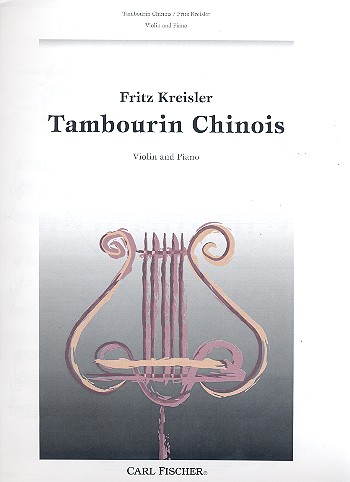 Tambourin chinois for violin and  piano  