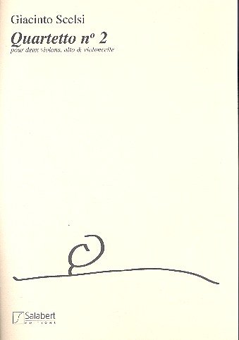 Quartetto à cordes no.2 partition    