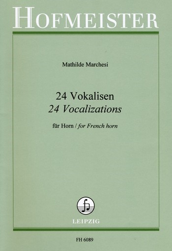 24 Vokalisen op.3 für Horn    