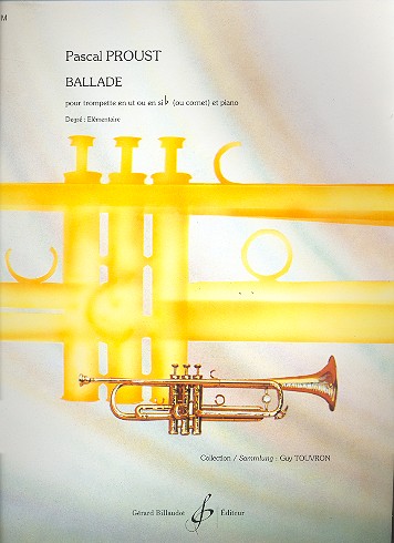 Ballade pour trompette en ut ou  Sib (cornet) et piano  