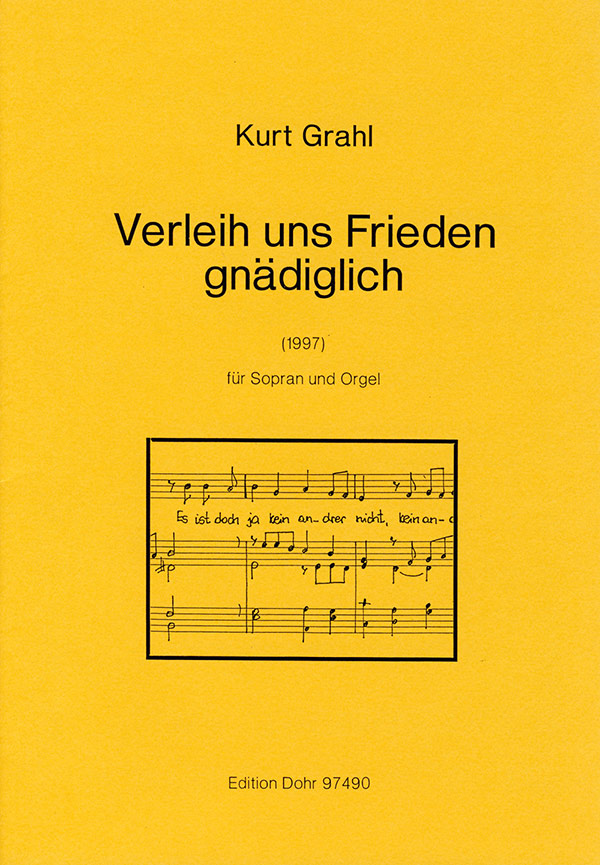 Verleih uns Frieden gnädiglich  für Sopran und Orgel  