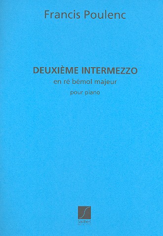 Intermezzo ré bemol majeur no.2&nbsp;&nbsp;pour piano&nbsp;&nbsp;