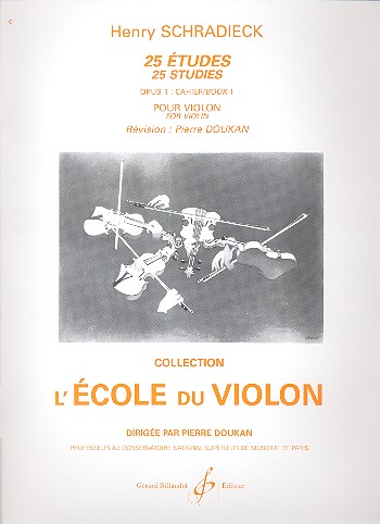 25 études vol.1 (nos.1-13)&nbsp;&nbsp;pour violon&nbsp;&nbsp;