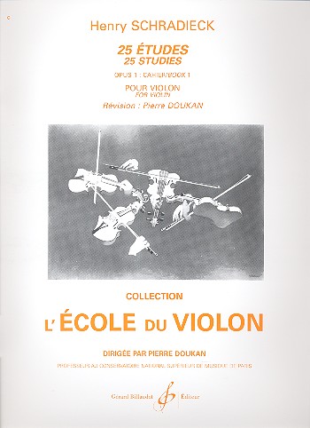 25 études vol.1 (nos.1-13)  pour violon  