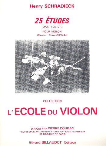 25 études vol.2 (nos.14-25)  pour violon  