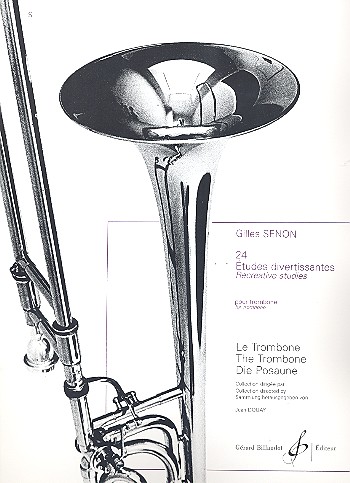 24 études divertissantes&nbsp;&nbsp;pour trombone&nbsp;&nbsp;