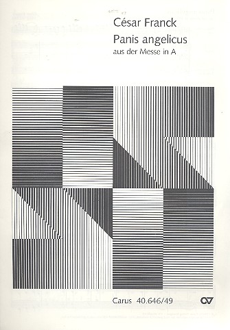 Panis angelicus aus op.12 für Tenor  Sopran, Violoncello, Harfe, Orgel  Orgelstimme