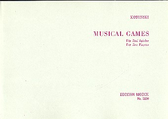 Musical Games für Flöte, Oboe,  Klarinette, Horn, Fagott,    Stimmen  