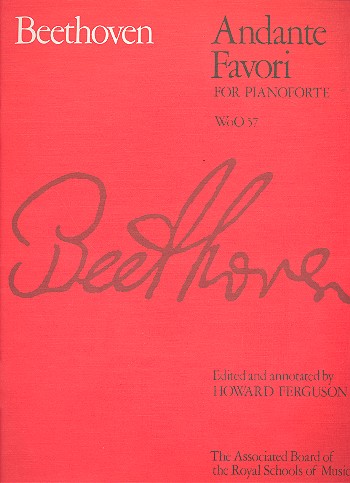 Andante favori WoO57&nbsp;&nbsp;for piano&nbsp;&nbsp;