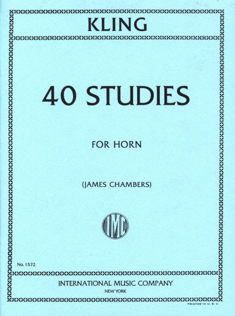 40 Studies  for horn  
