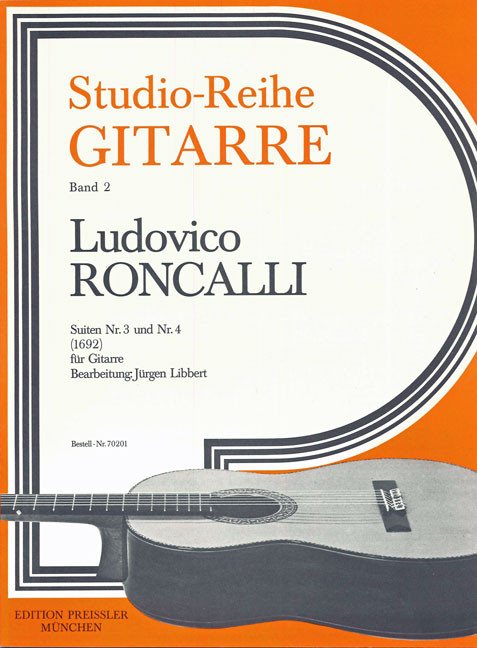 Suiten Nr.3 und Nr.4 (1692)&nbsp;&nbsp;für Gitarre&nbsp;&nbsp;