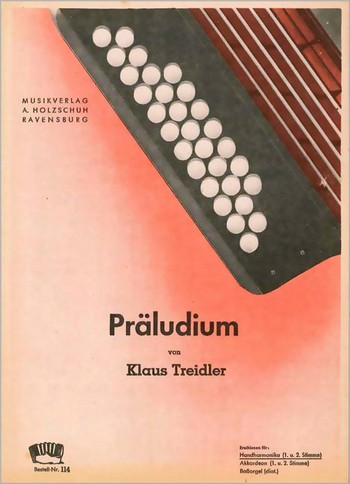 Präludium für diatonische  Handharmonika (mit 2. Stimme)  