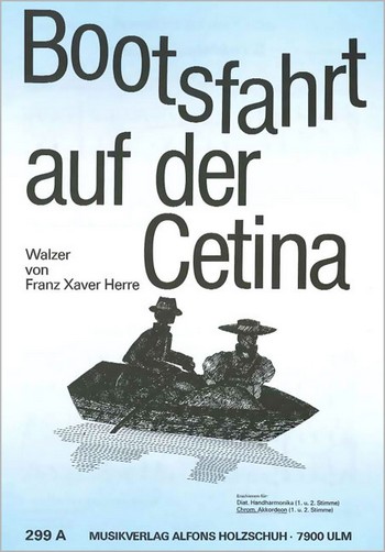 BOOTSFAHRT AUF DER CETINA FUER  AKKORDEON (1.+2.STIMME)  