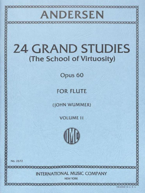24 Grand Studies op.60 vol.2  for flute  WUMMER, ED.