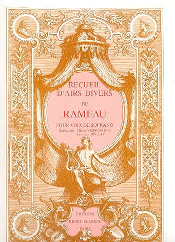 Recueil d'airs divers vol.1&nbsp;&nbsp;pour voix de soprano et piano&nbsp;&nbsp;