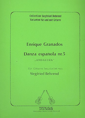 Andaluza Danza espanola no.5  für Gitarre  