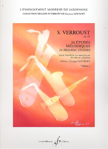 24 études mélodiques op.65 vol.1 (nos.1-24)&nbsp;&nbsp;pour hautbois ou saxophone&nbsp;&nbsp;
