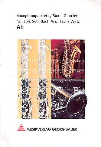Air für 4 Saxophone (SATB)  Partitur und Stimmen  
