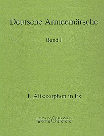 Deutsche Armeemärsche Band 1  für Blasorchester  Altsaxophon 1 in Es