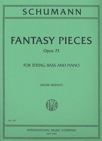 Fantasy Pieces op.73&nbsp;&nbsp;for string bass and piano&nbsp;&nbsp;