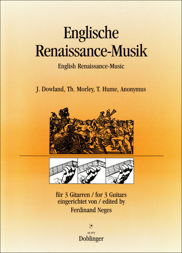Englische Renaissance-Musik  für 3 Gitarren  