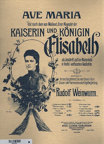 Ave maria für Gesang (Chor unisono)&nbsp;&nbsp;und Klavier&nbsp;&nbsp;Facsimile