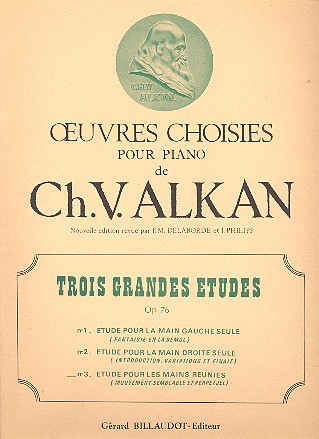 Étude op.76,3 pour les mains reunis  pour piano  