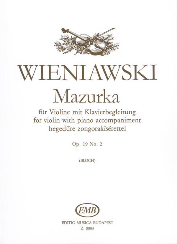 Mazurka op.19,2  für Klavier  