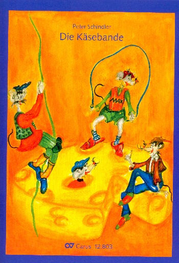 Die Käsebande (+CD)&nbsp;&nbsp;für Kinderchor und Klavier (Rhythmusgruppe ad lib)&nbsp;&nbsp;Partitur