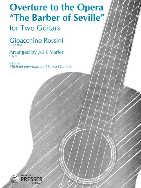 Overture to the opera The Barber&nbsp;&nbsp;of Seville for 2 guitars&nbsp;&nbsp;