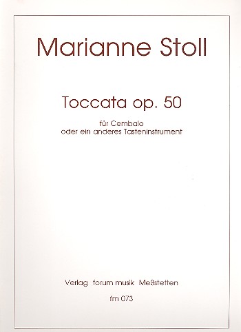 Toccata op.50  für Cembalo oder ein anderes Tasteninstrument  