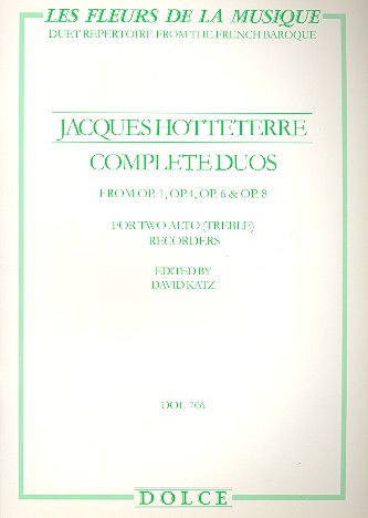Complete duos from op.1,4,6 and 8  for 2 alto (treble) recorders  
