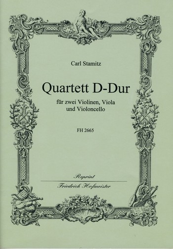Streichquartett D-Dur&nbsp;&nbsp;Partitur und Stimmen&nbsp;&nbsp;