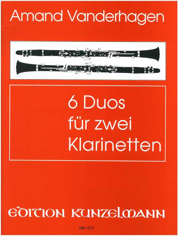6 Duos&nbsp;&nbsp;für 2 Klarinetten&nbsp;&nbsp;